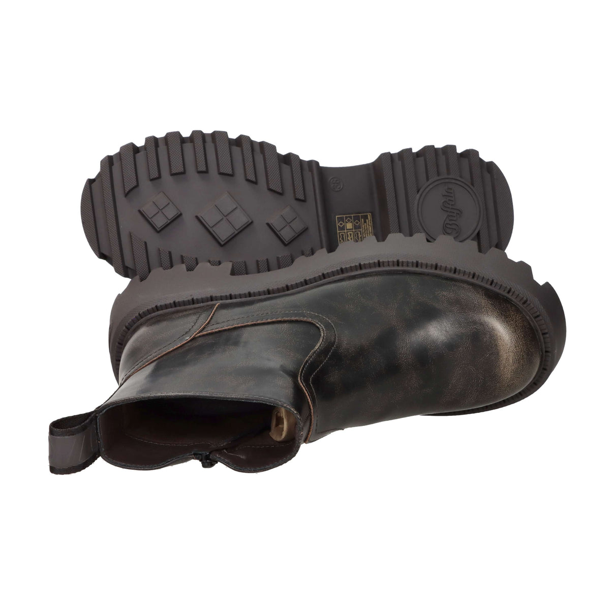 Buffalo Donna Stivaletti bassi BNPD00018595 Marrone