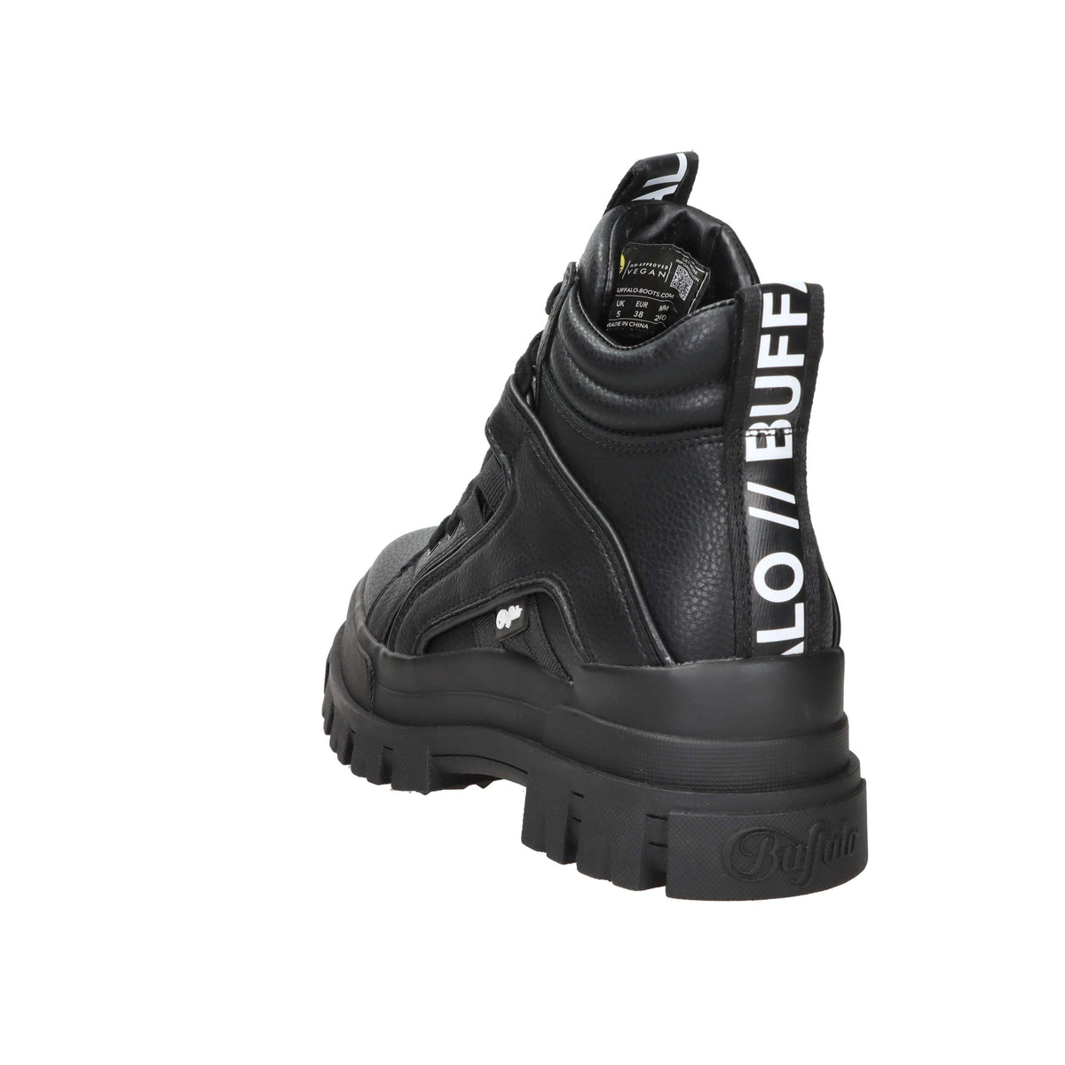 Buffalo Donna Anfibi BN1622451 Nero