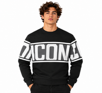 Icon Uomo Felpa IUF052 Nero/Grigio