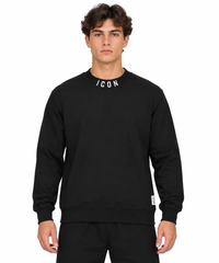 Icon Uomo Felpa IUF076 Nero