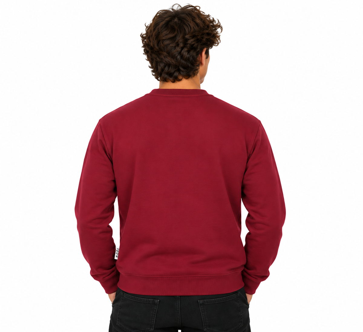 Icon Uomo Felpa IUPREF007 Bordeaux