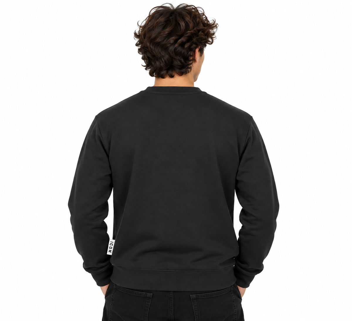Icon Uomo Felpa IUPREF007 Nero