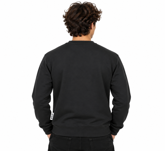 Icon Uomo Felpa IUPREF007 Nero