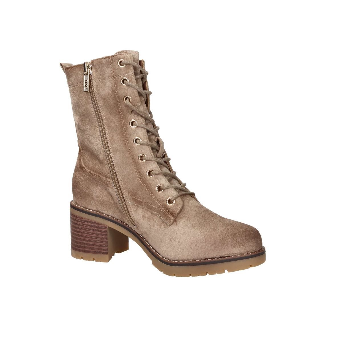 Xti Donna Stivaletti con tacco 130706 Taupe