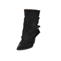 Crichic Donna Stivaletti con tacco CR4203 Nero