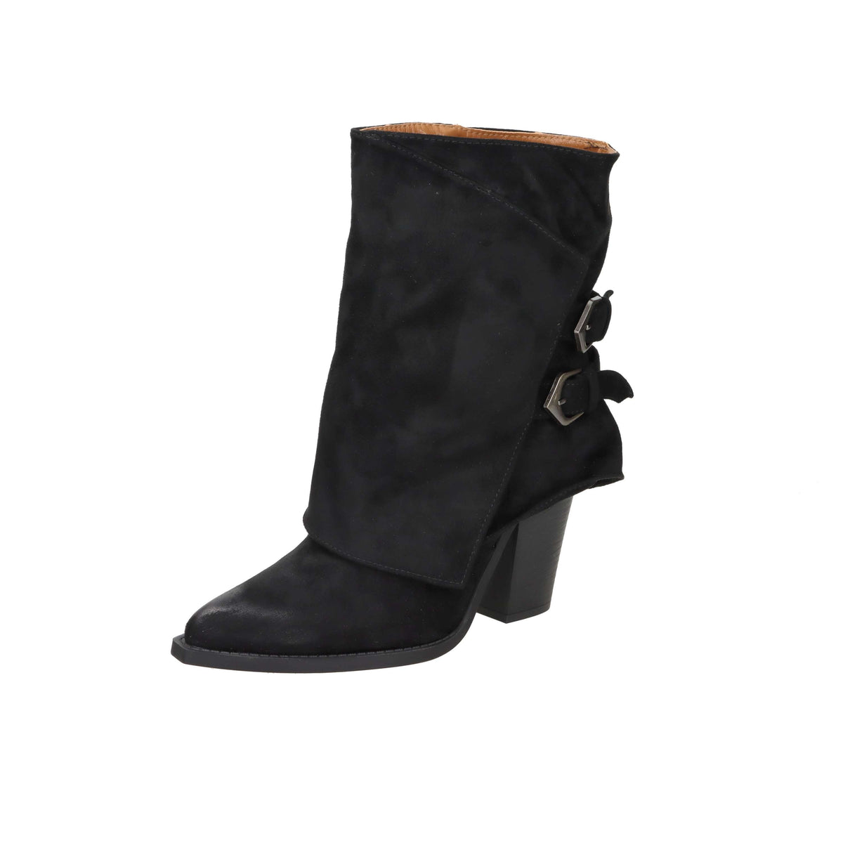 Crichic Donna Stivaletti con tacco CR4203 Nero