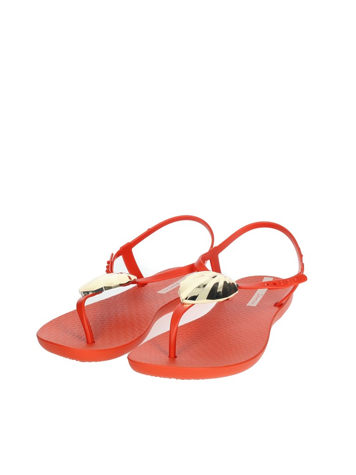 SANDALI BASSI 82860 ROSSO