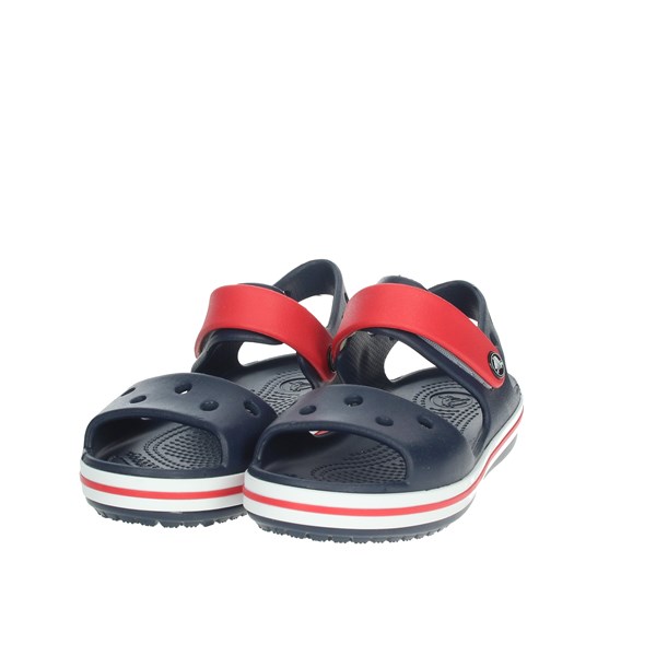 SANDALI BASSI 12856-485 BLU/ROSSO