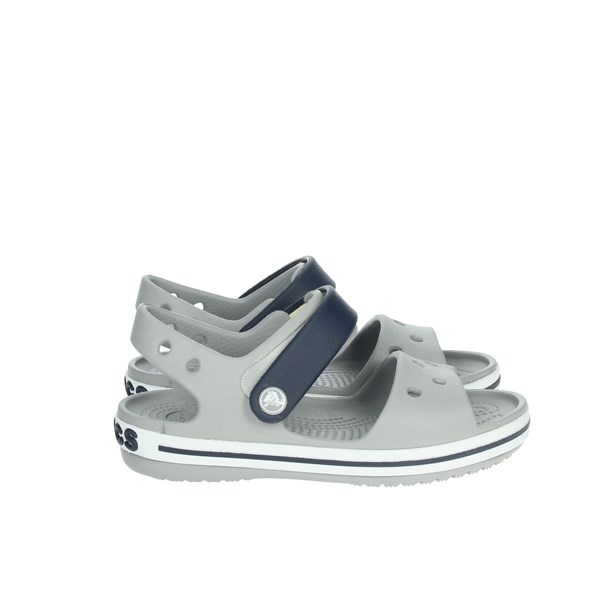 SANDALI BASSI 12856 GRIGIO/BLU