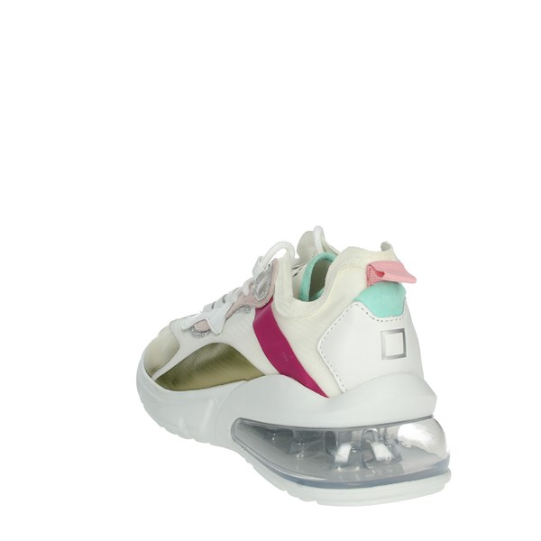 SNEAKERS BASSA CAMP-AURA 132 BIANCO/ORO