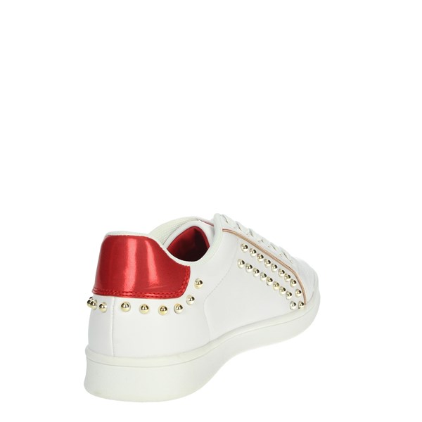 SNEAKERS BASSA CAMP.106 BIANCO/ROSSO