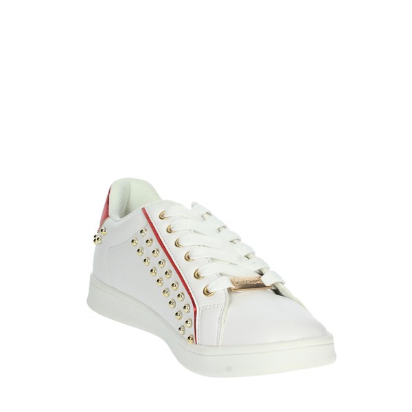 SNEAKERS BASSA CAMP.106 BIANCO/ROSSO