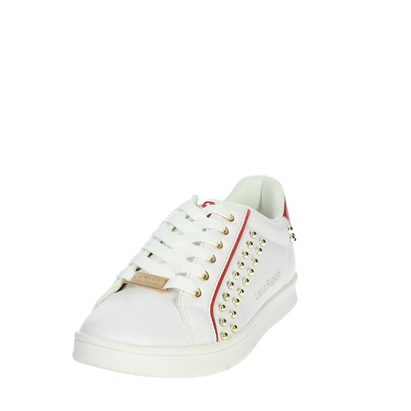 SNEAKERS BASSA CAMP.106 BIANCO/ROSSO