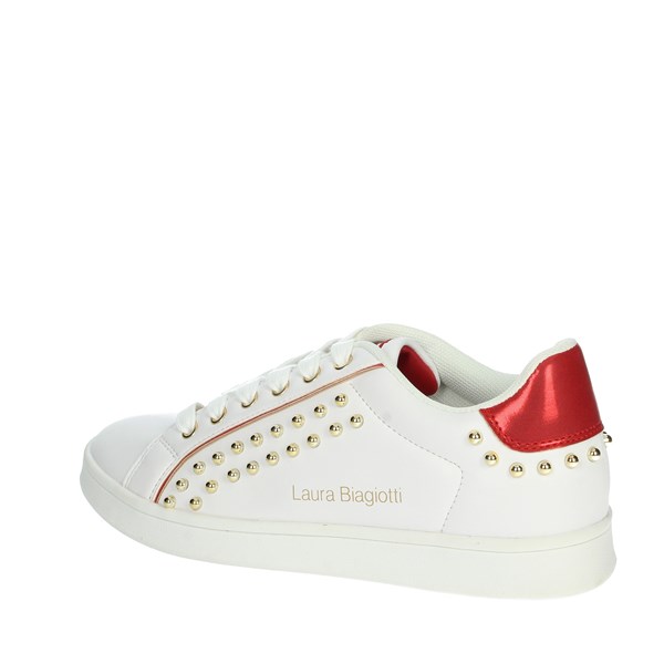 SNEAKERS BASSA CAMP.106 BIANCO/ROSSO