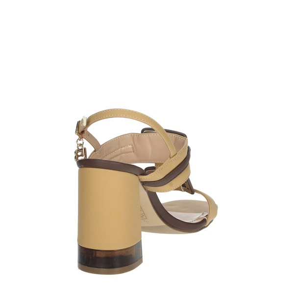 SANDALI CON TACCO CAMP.190 BEIGE