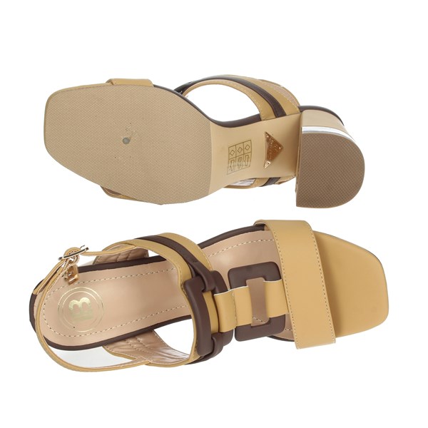 SANDALI CON TACCO CAMP.190 BEIGE