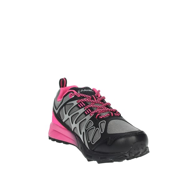 SNEAKERS BASSA AL101 NERO/FUXIA