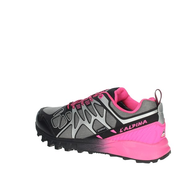 SNEAKERS BASSA AL101 NERO/FUXIA