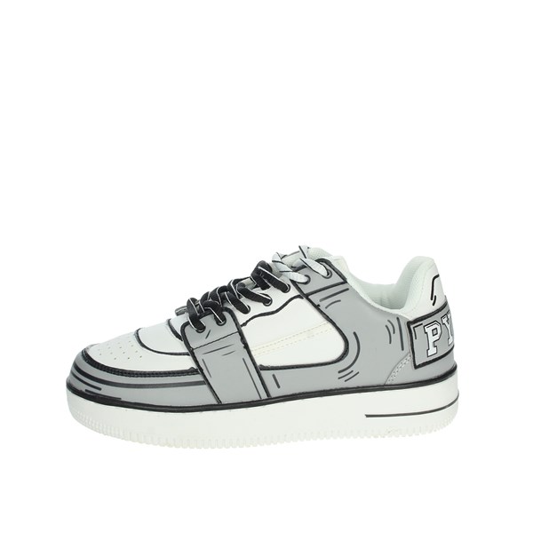 SNEAKERS BASSA PYK80740 BIANCO/GRIGIO