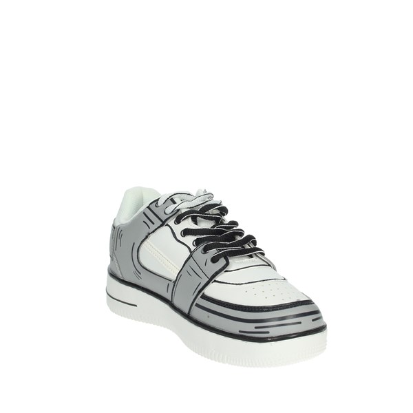 SNEAKERS BASSA PYK80740 BIANCO/GRIGIO