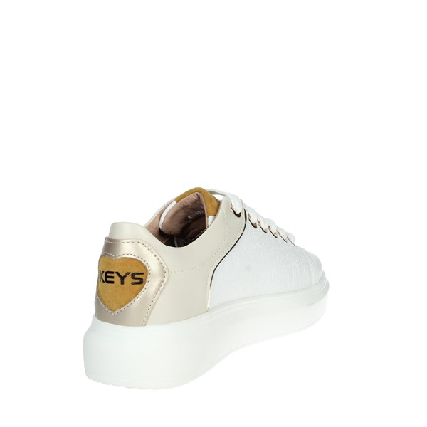 SNEAKERS BASSA K-6801 BIANCO/BEIGE