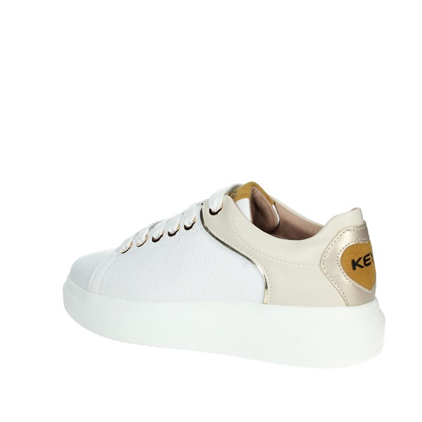 SNEAKERS BASSA K-6801 BIANCO/BEIGE