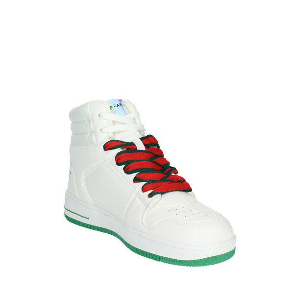 SNEAKERS ALTA SASF220237 BIANCO/VERDE