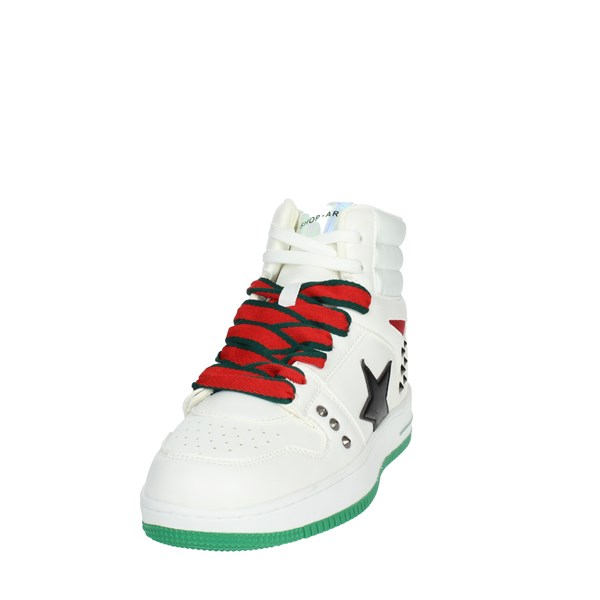 SNEAKERS ALTA SASF220237 BIANCO/VERDE