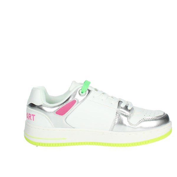 SNEAKERS BASSA SA80547 BIANCO/ARGENTO