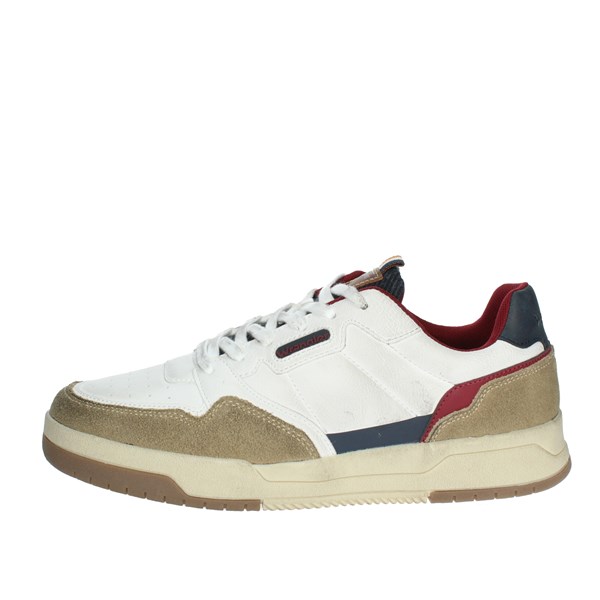 SNEAKERS BASSA WM22120A BIANCO/BEIGE