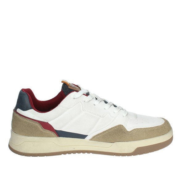 SNEAKERS BASSA WM22120A BIANCO/BEIGE