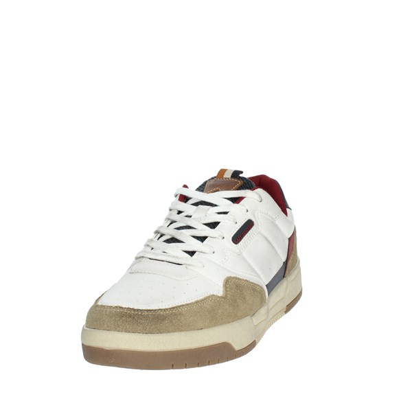 SNEAKERS BASSA WM22120A BIANCO/BEIGE