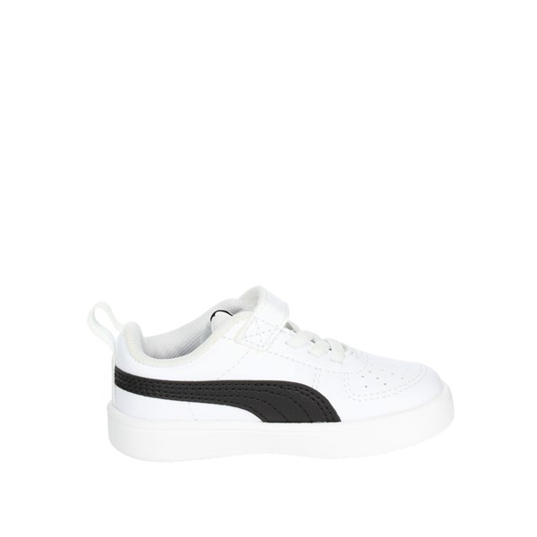 SNEAKERS BASSA 384314 BIANCO/NERO