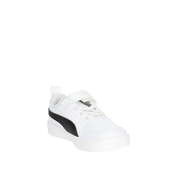 SNEAKERS BASSA 384314 BIANCO/NERO