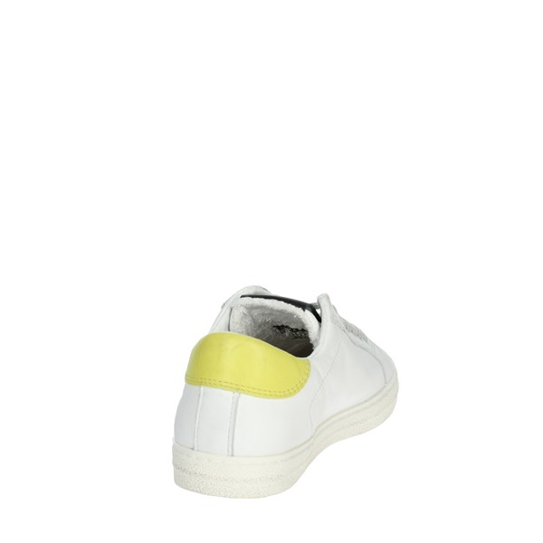 SNEAKERS BASSA J361-HL-EN BIANCO/GIALLO