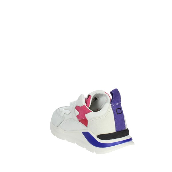 SNEAKERS BASSA J361-F2-NY BIANCO/FUCSIA