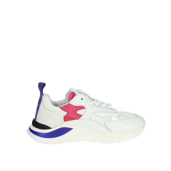 SNEAKERS BASSA J361-F2-NY BIANCO/FUCSIA