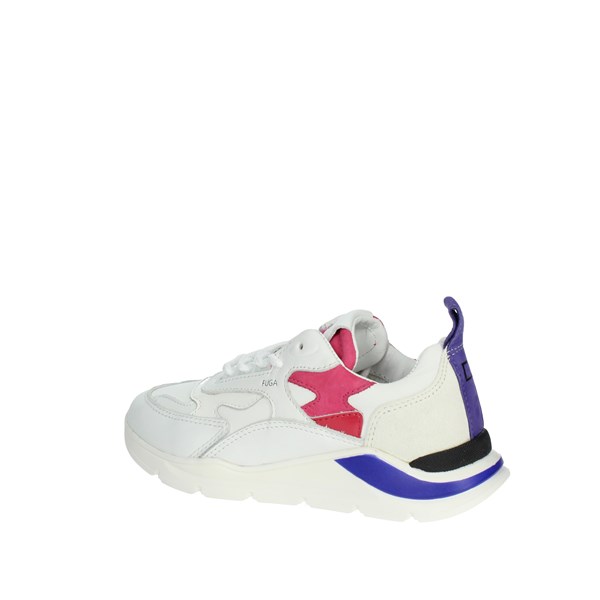 SNEAKERS BASSA J361-F2-NY BIANCO/FUCSIA