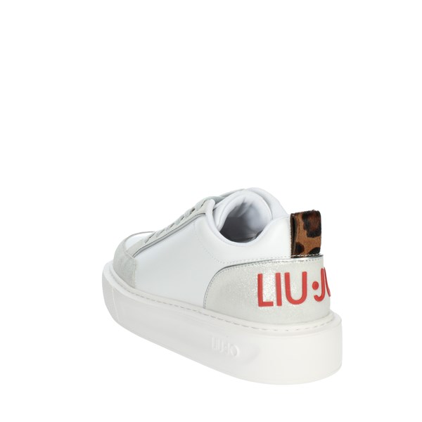 SNEAKERS BASSA KYLIE 09 BIANCO/ARGENTO