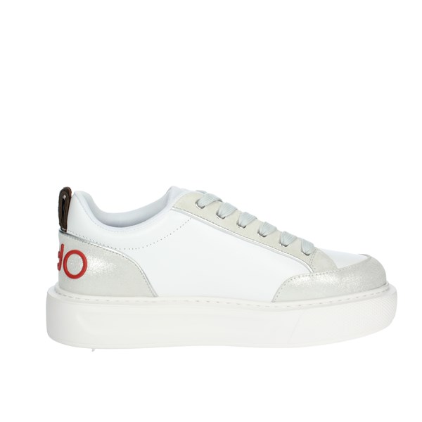 SNEAKERS BASSA KYLIE 09 BIANCO/ARGENTO