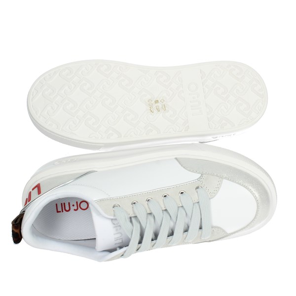 SNEAKERS BASSA KYLIE 09 BIANCO/ARGENTO