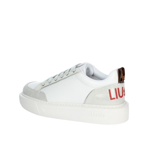 SNEAKERS BASSA KYLIE 09 BIANCO/ARGENTO