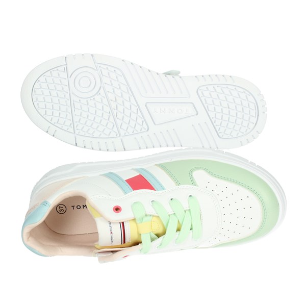 SNEAKERS BASSA T3A9-32725-1355 BIANCO/VERDE