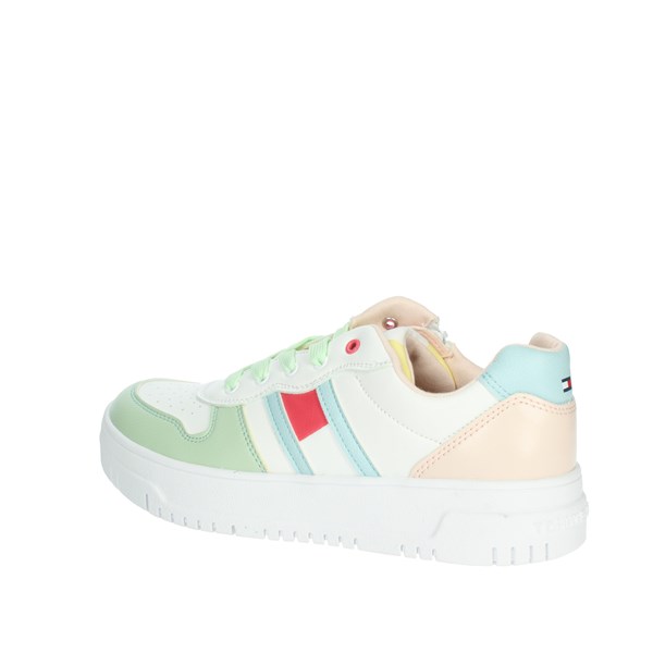 SNEAKERS BASSA T3A9-32725-1355 BIANCO/VERDE