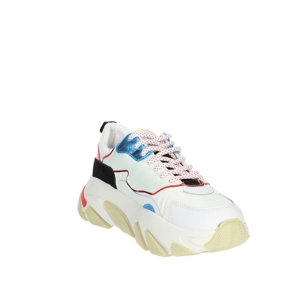 SNEAKERS BASSA DTWIN04 BIANCO/ROSSO