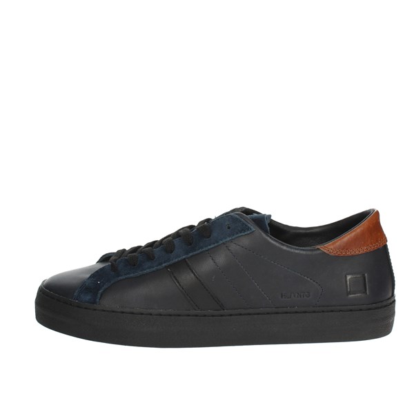 SNEAKERS BASSA M371-HL-VC-BL BLU/CUOIO