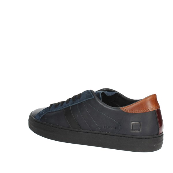 SNEAKERS BASSA M371-HL-VC-BL BLU/CUOIO