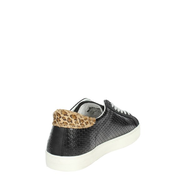 SNEAKERS BASSA W371-HL-PG-BK NERO