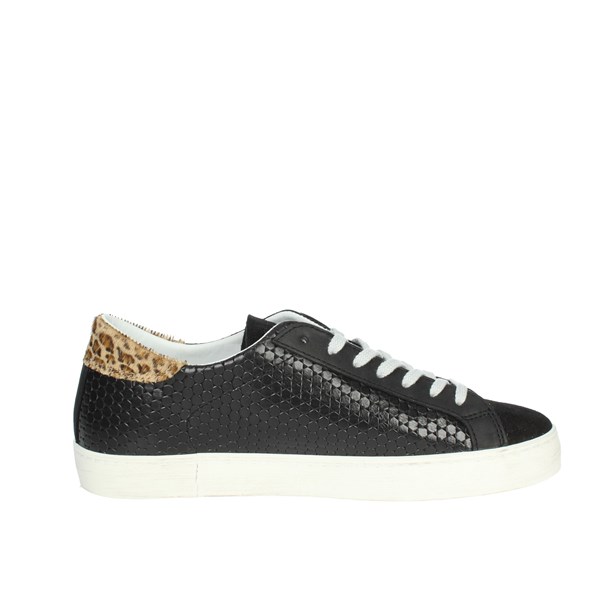 SNEAKERS BASSA W371-HL-PG-BK NERO