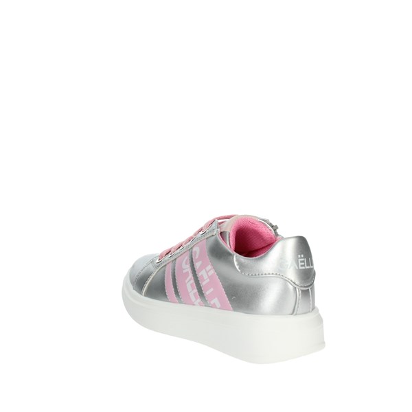 SNEAKERS BASSA G-1802 ARGENTO/ROSA